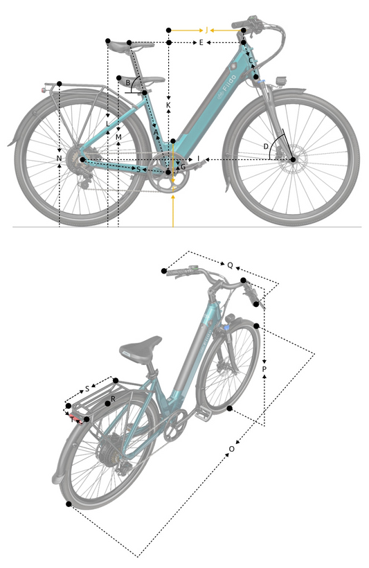 Fiido C11 Pro City E-bike Available on the Cycle to Work Scheme - Size
