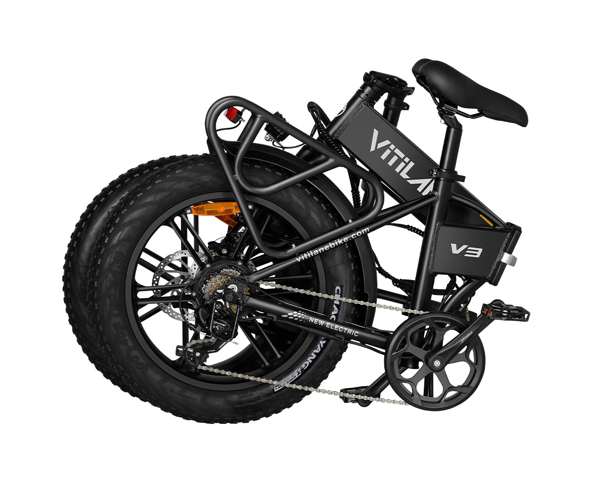 Vitilan V3 2.0 Folding Fat Tires Adult All Terrain Electric Bike Available on the Cycle to Work Scheme