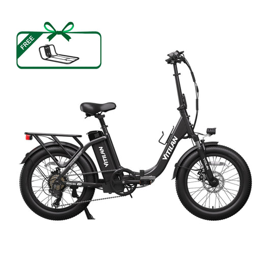 U3 Full Suspension Foldable Fat Tire Electric Bike