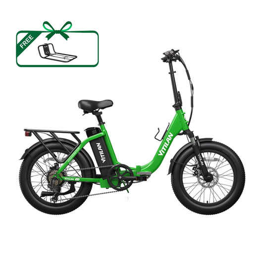 U3 Full Suspension Foldable Fat Tire Electric Bike