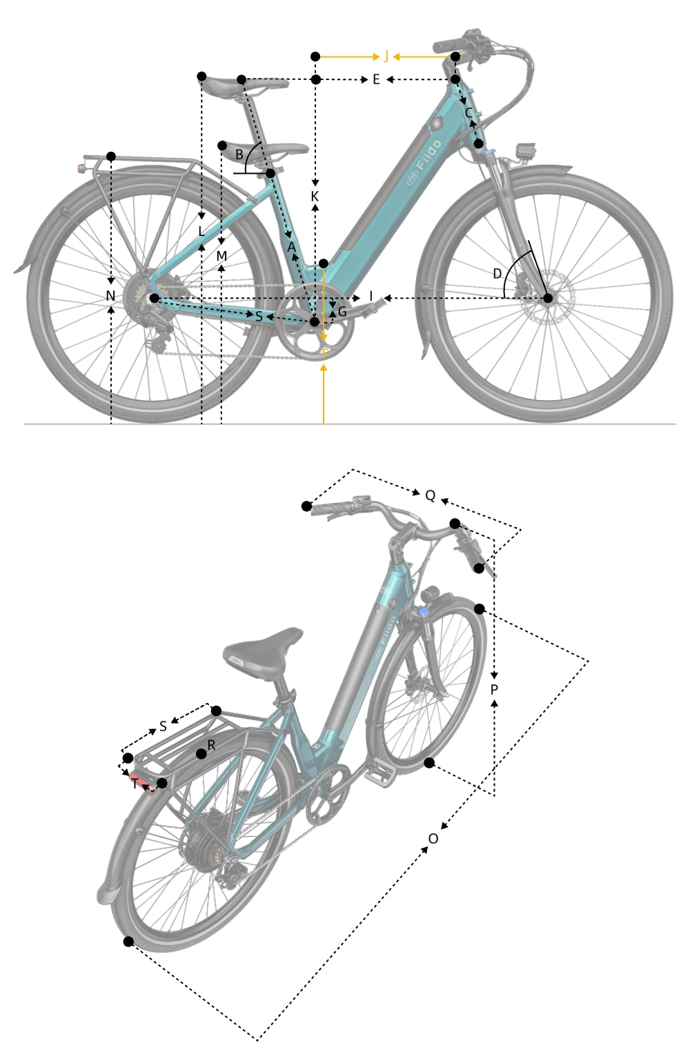 Fiido C11 Smart City E-bike Available on the Cycle to Work Scheme - Size
