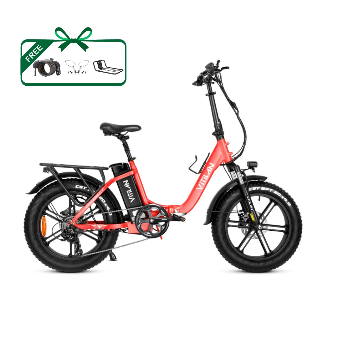Vitilan U7 Step-thru Foldable Fat Tire Electric Bike