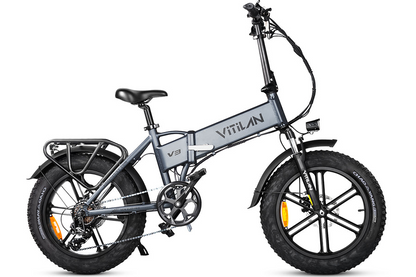 Vitilan V3 2.0 Folding Fat Tires Adult All Terrain Electric Bike Available on the Cycle to Work Scheme