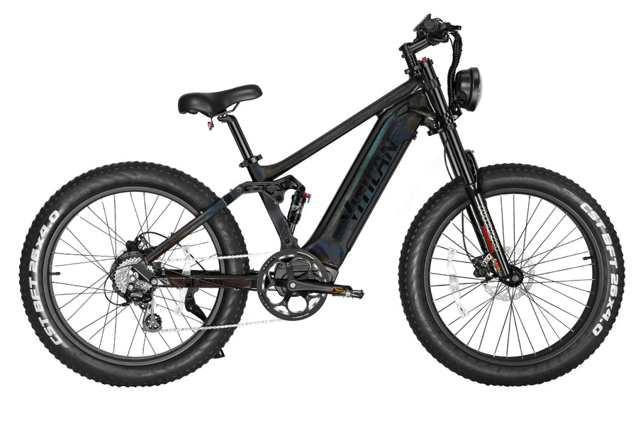 Vitilan T7 Full Suspension Mountain E-bike Available on the Cycle to Work Scheme