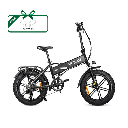 Vitilan V3 2.0 Folding Fat Tires Adult All Terrain Electric Bike