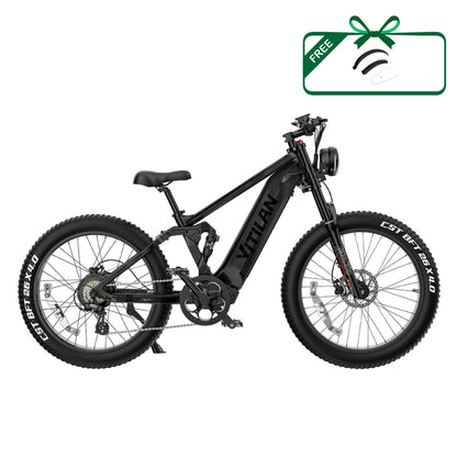 Vitilan T7PRO Full Suspension Mountain E-bike