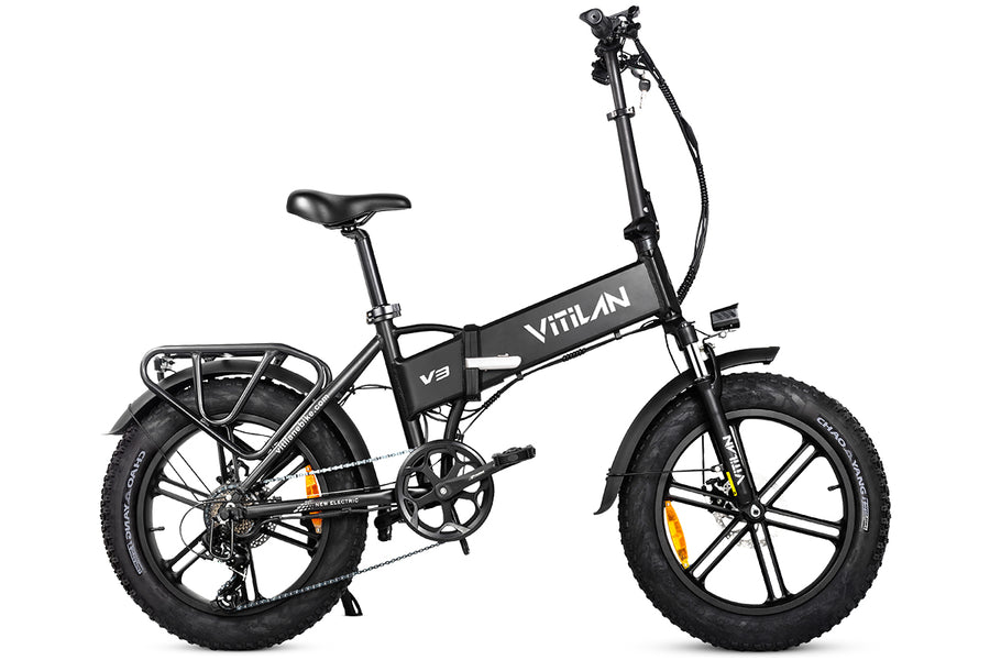Vitilan V3 2.0 Folding Fat Tires Adult All Terrain Electric Bike Available on the Cycle to Work Scheme