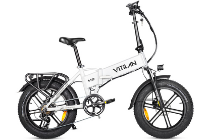 Vitilan V3 2.0 Folding Fat Tires Adult All Terrain Electric Bike Available on the Cycle to Work Scheme