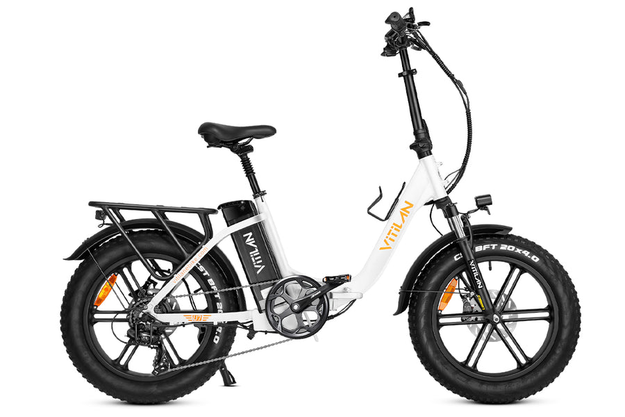 Vitilan U7 Step-thru Foldable Fat Tire Electric Bike Available on the Cycle to Work Scheme
