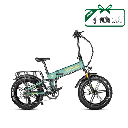 Vitilan I7 Pro Folding Full Suspension Electric Bike