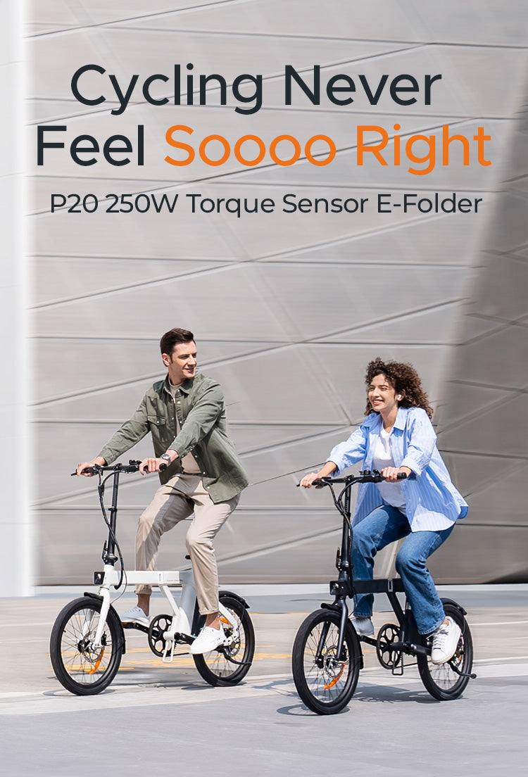 ENGWE P20 Lightweight Torque Sensor Folding E-Bike image 5