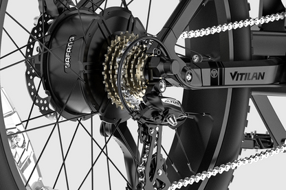 Vitilan T7 Full Suspension Mountain E-bike Available on the Cycle to Work Scheme