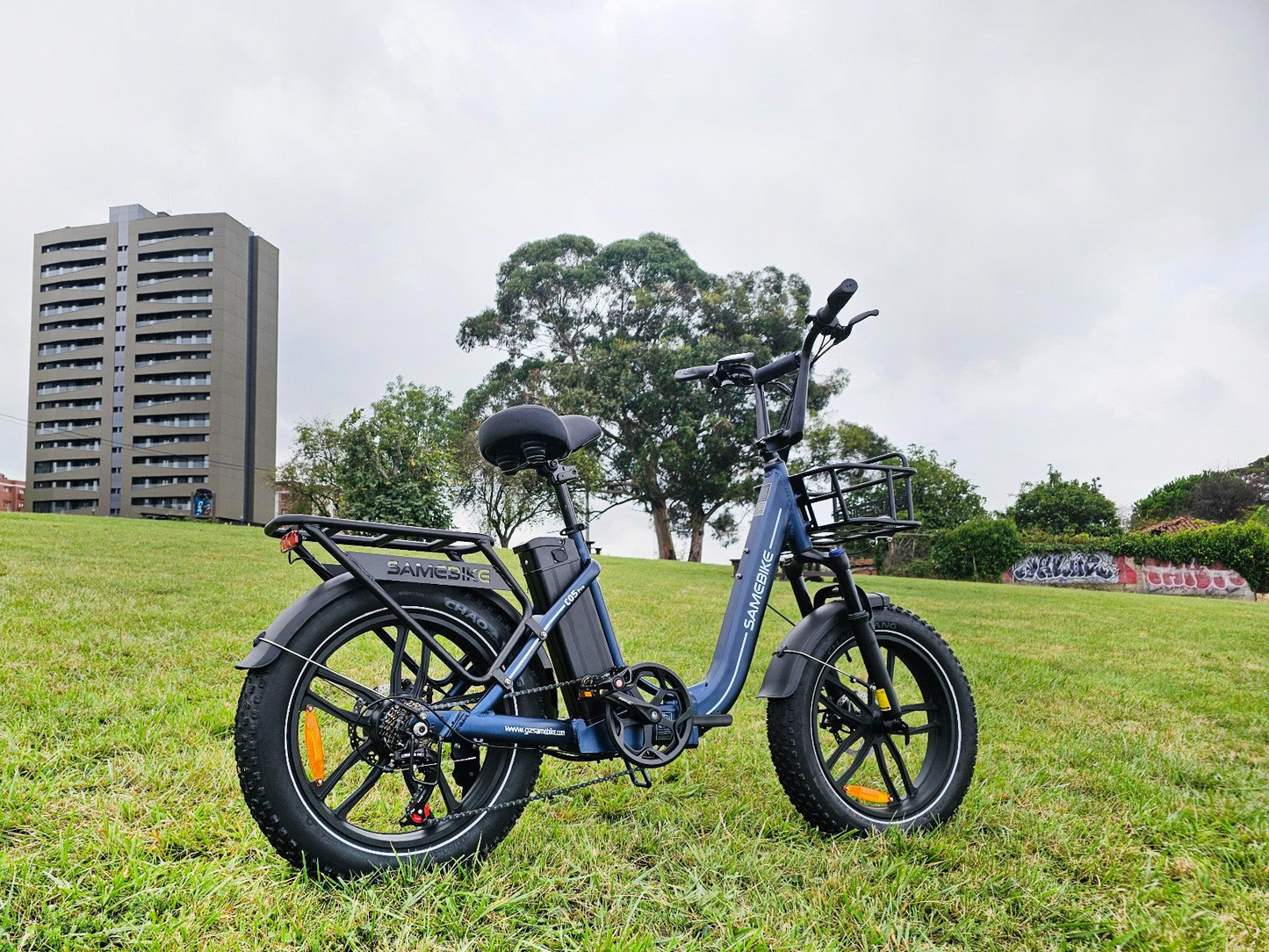 Samebike C05 Pro Step-through Foldable Fat Tire Ebike