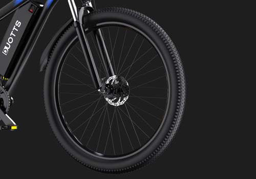 DUOTTS C29 Electric Bike Available on the Cycle to Work Scheme - Large-diameter inflatable tires