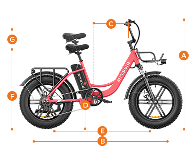 ENGWE L20 Step-Thru E-bike Available on the Cycle to Work Scheme - Size