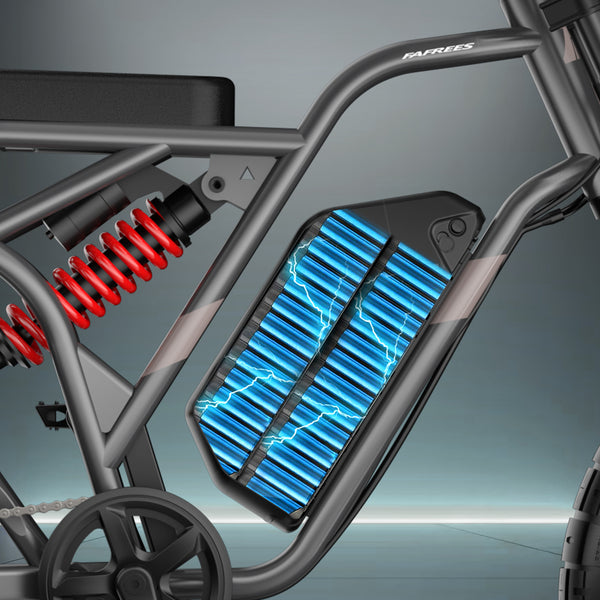 Fafrees F20 Ultra [L1e-B Certified] Electric Bike Available on the Cycle to Work Scheme - LONG-LASTING 48V 25AH LITHIUM BATTERY 