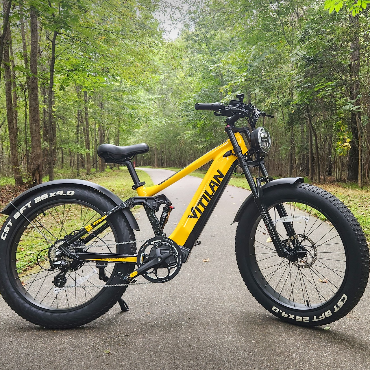Vitilan T7 Full Suspension Mountain E-bike
