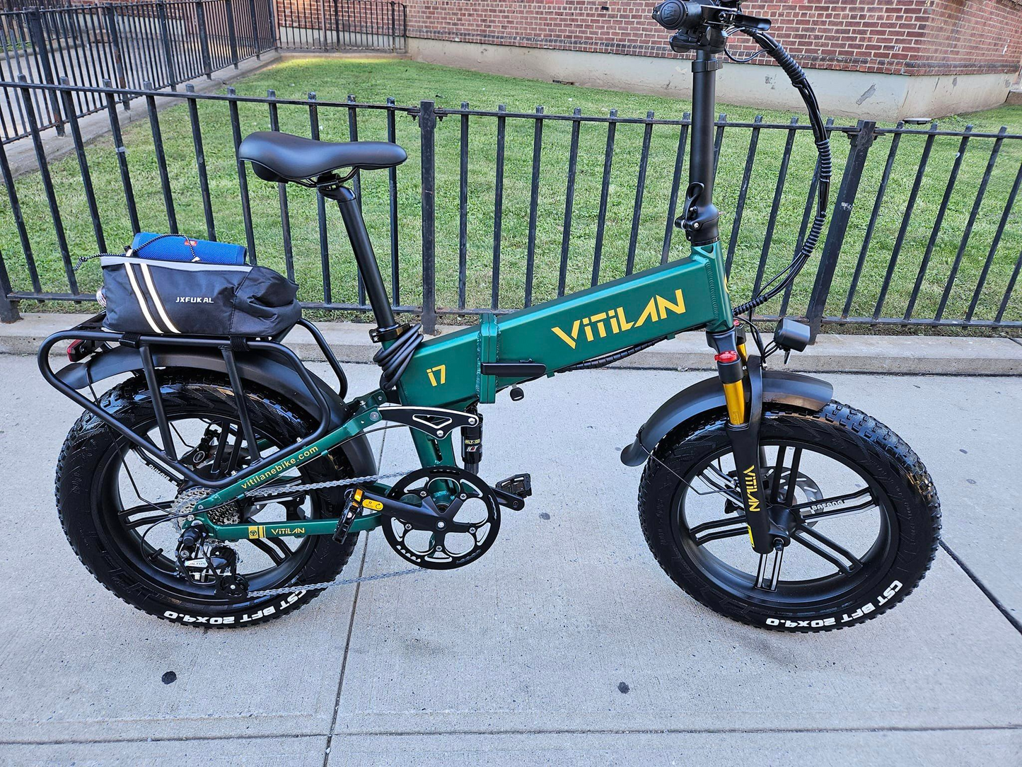 Vitilan I7 Pro Folding Full Suspension Electric Bike
