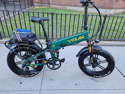 Vitilan I7 Pro Folding Full Suspension Electric Bike