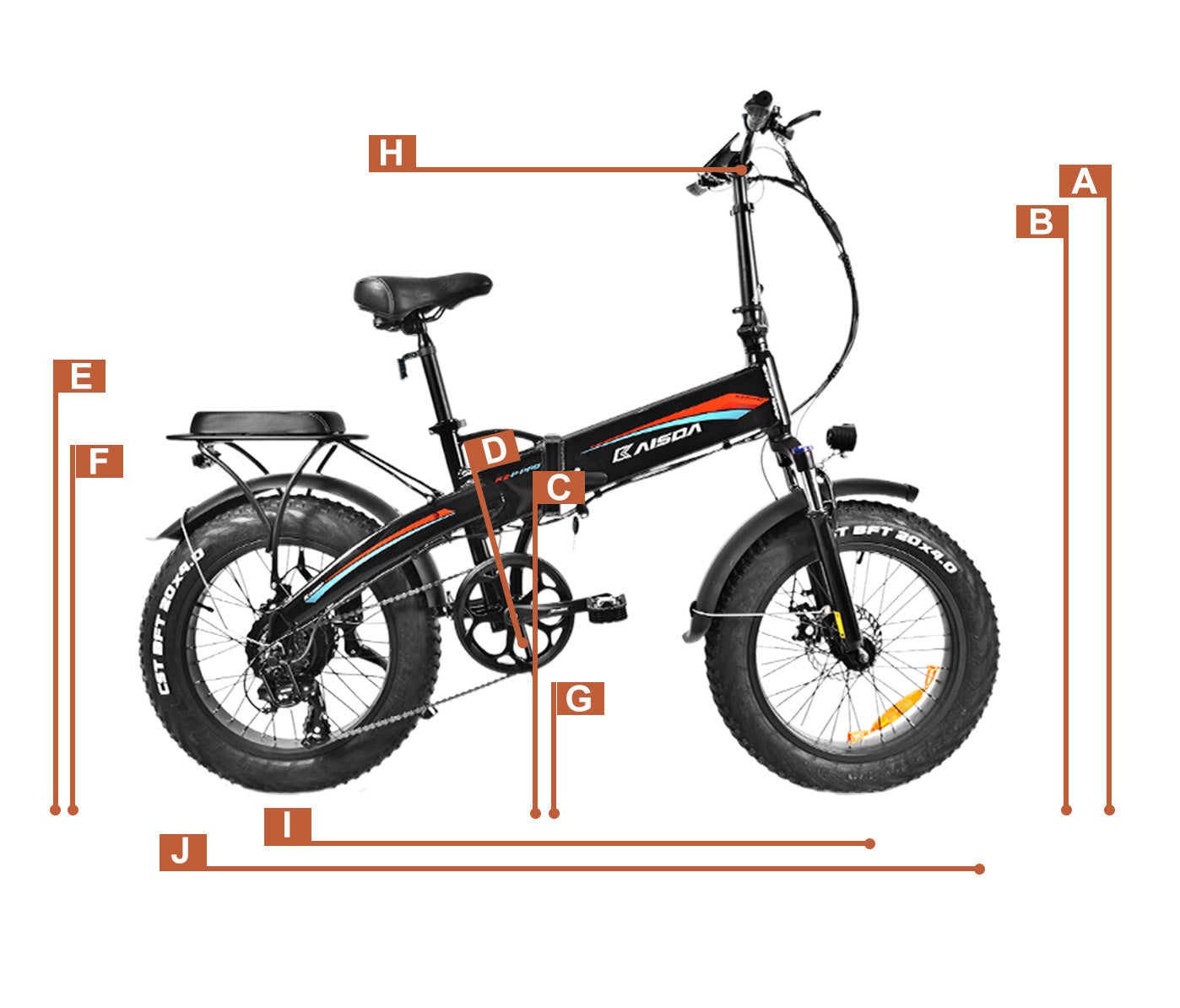 KAISDA K2P PRO Folding E-bike