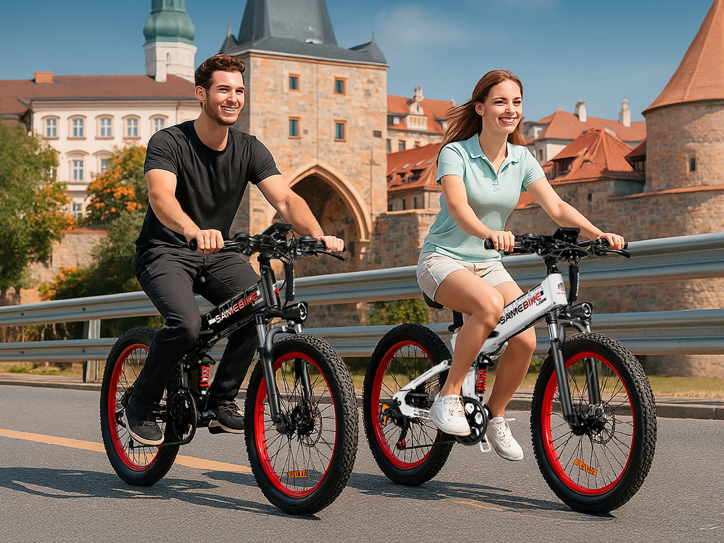 Samebike LO26 Plus Powerful 26" Fat Tire Foldable Ebike