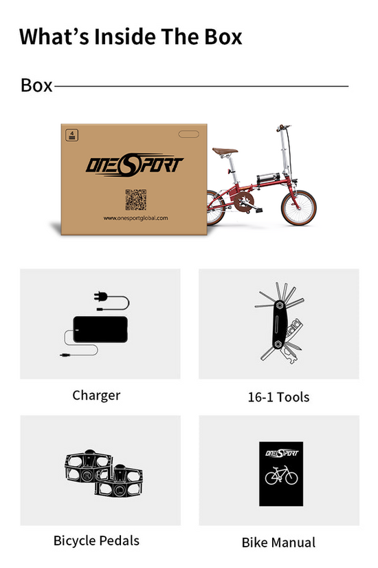 OneSport OT02 Lightweight Folding E-Bike