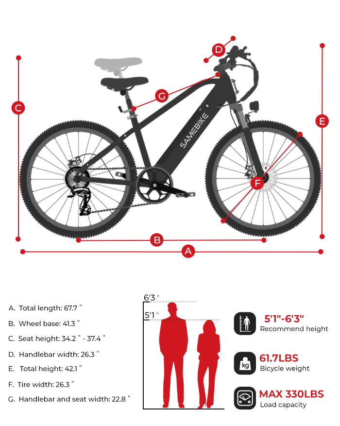 RS-A01 MEN Urban Electric Bicycle