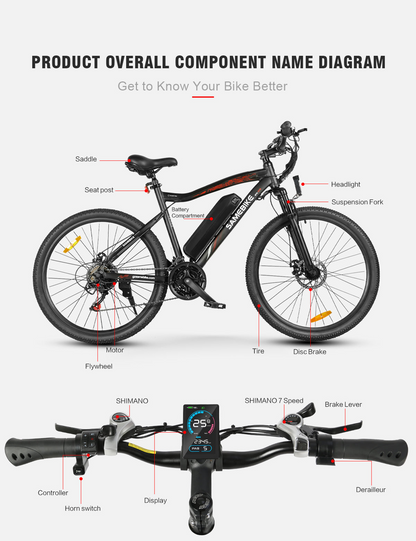 Samebike SY26-II Mountain Electric Bike