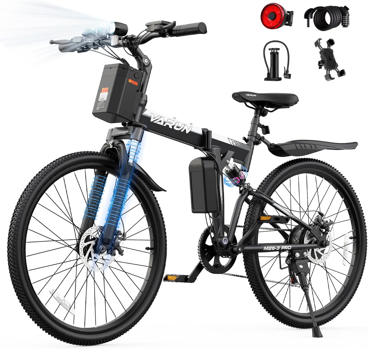Varun M26-3 Pro Foldable Electric Bikes