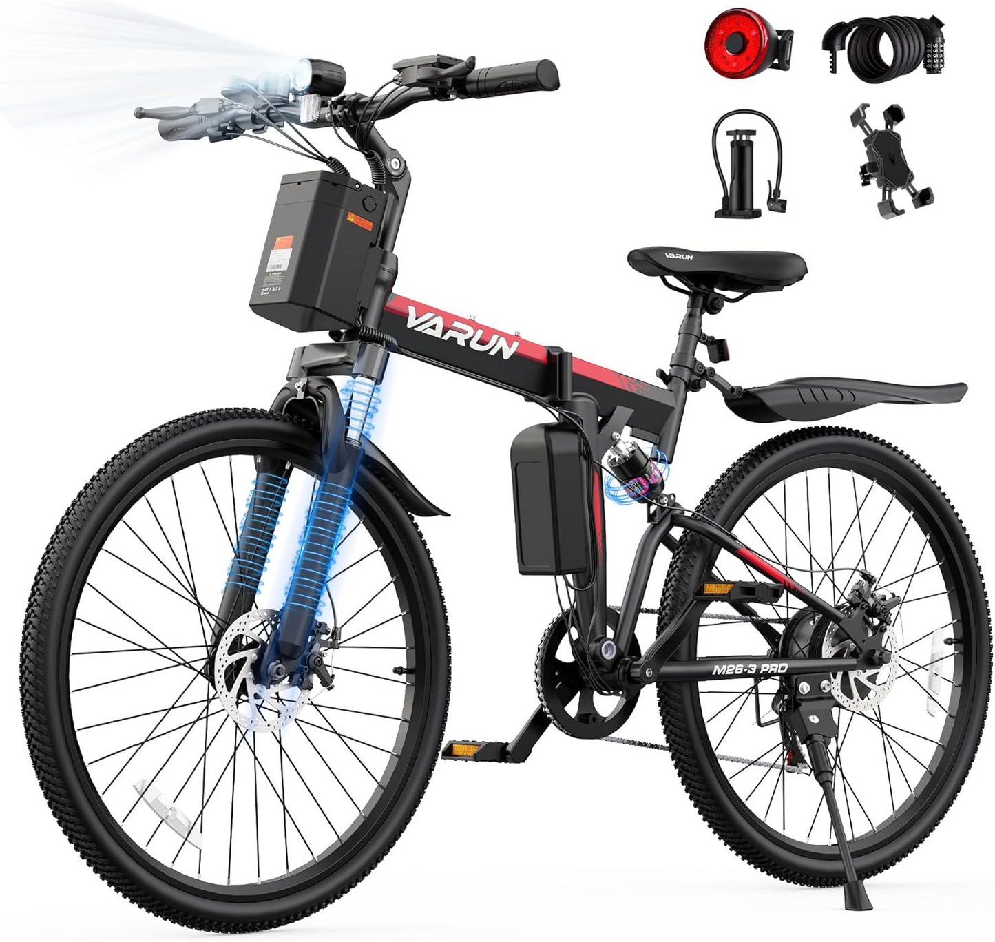 Varun M26-3 Pro Foldable Electric Bikes