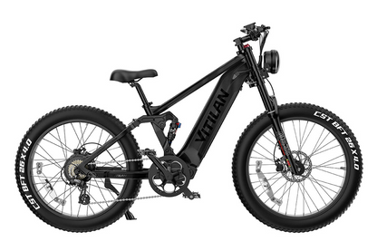 Vitilan T7 Full Suspension Mountain E-bike Available on the Cycle to Work Scheme