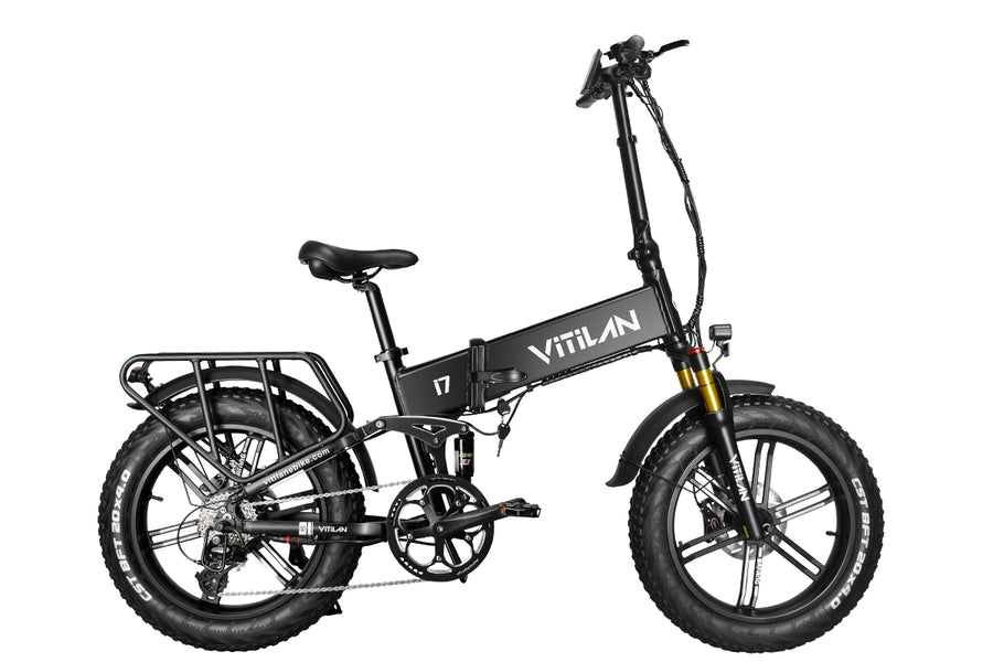 Vitilan I7 Pro Folding Full Suspension Electric Bike image 1