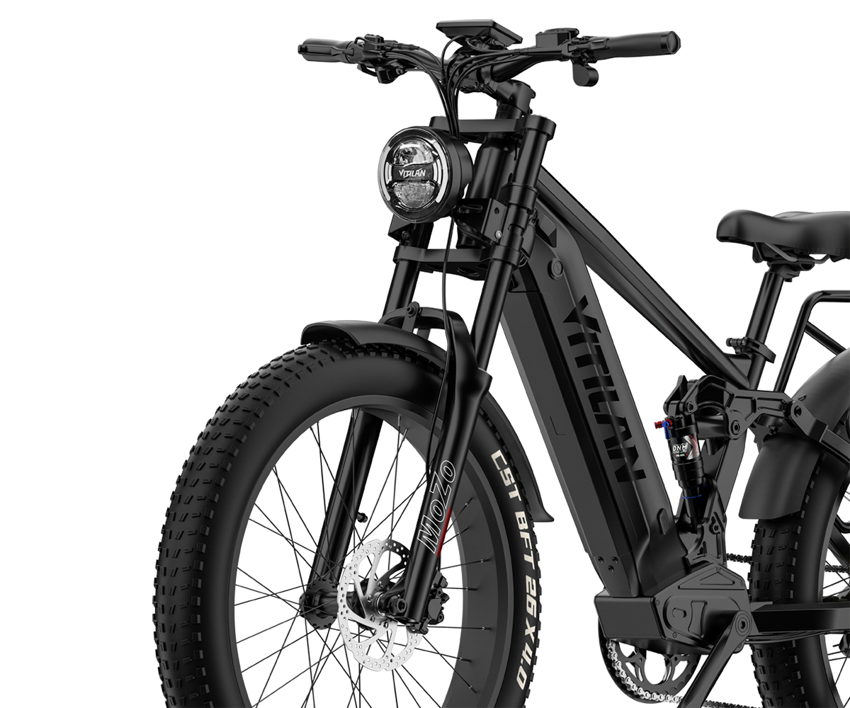 Vitilan T7 Full Suspension Mountain E-bike Available on the Cycle to Work Scheme
