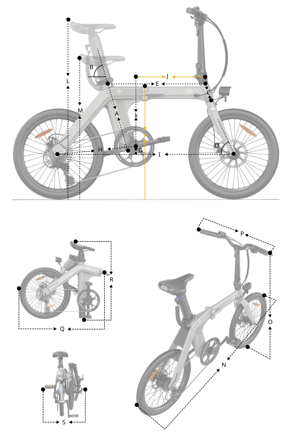 Fiido D11 250W Folding E-bike Removable Battery image 4