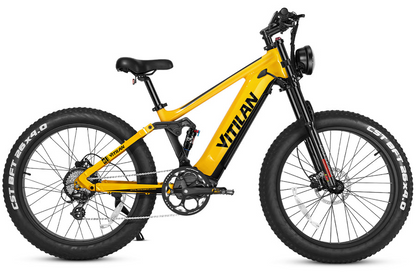 Vitilan T7 Full Suspension Mountain E-bike Available on the Cycle to Work Scheme