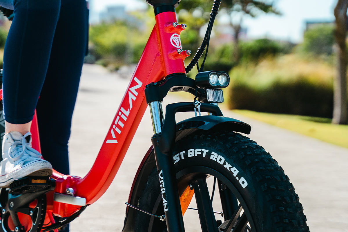 Vitilan U7 Step-thru Foldable Fat Tire Electric Bike Available on the Cycle to Work Scheme