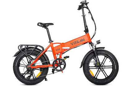 Vitilan V3 2.0 Folding Fat Tires Adult All Terrain Electric Bike Available on the Cycle to Work Scheme
