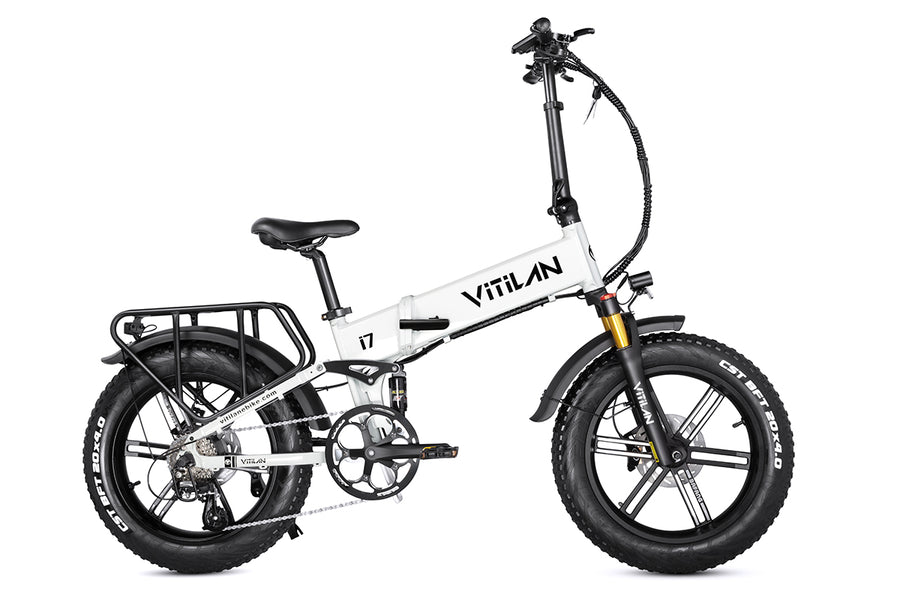Vitilan I7 Pro Folding Full Suspension Electric Bike image 0