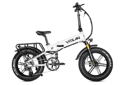 Vitilan I7 Pro Folding Full Suspension Electric Bike image 0