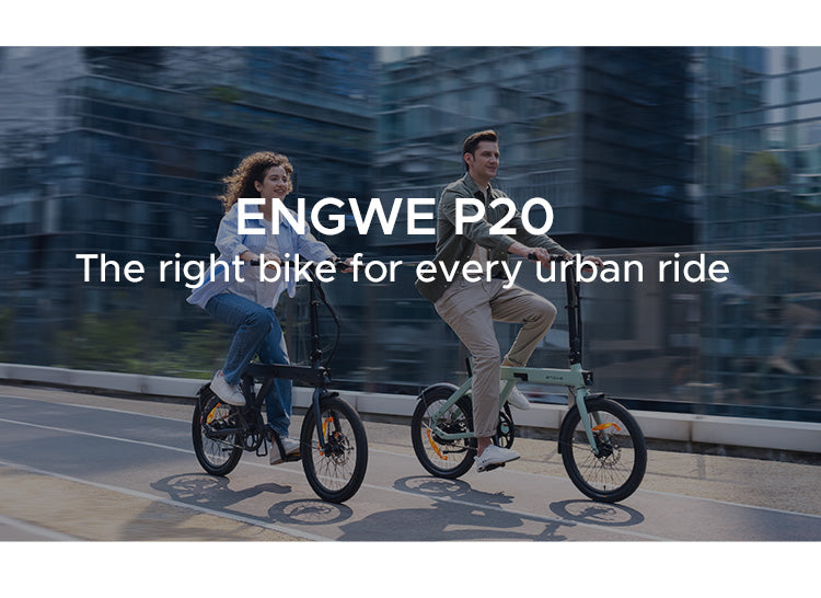 ENGWE P20 Lightweight Torque Sensor Folding E-Bike image 4
